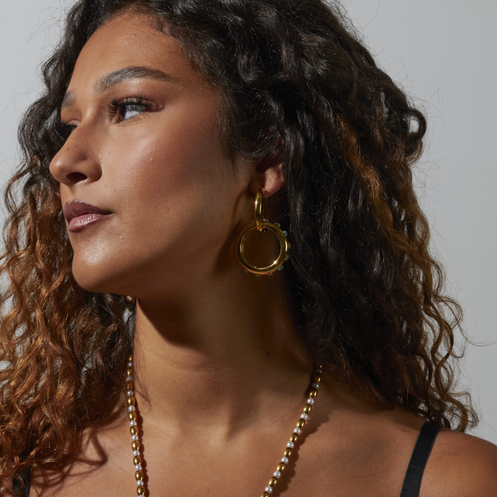 Boucle Gemme Rush - Or